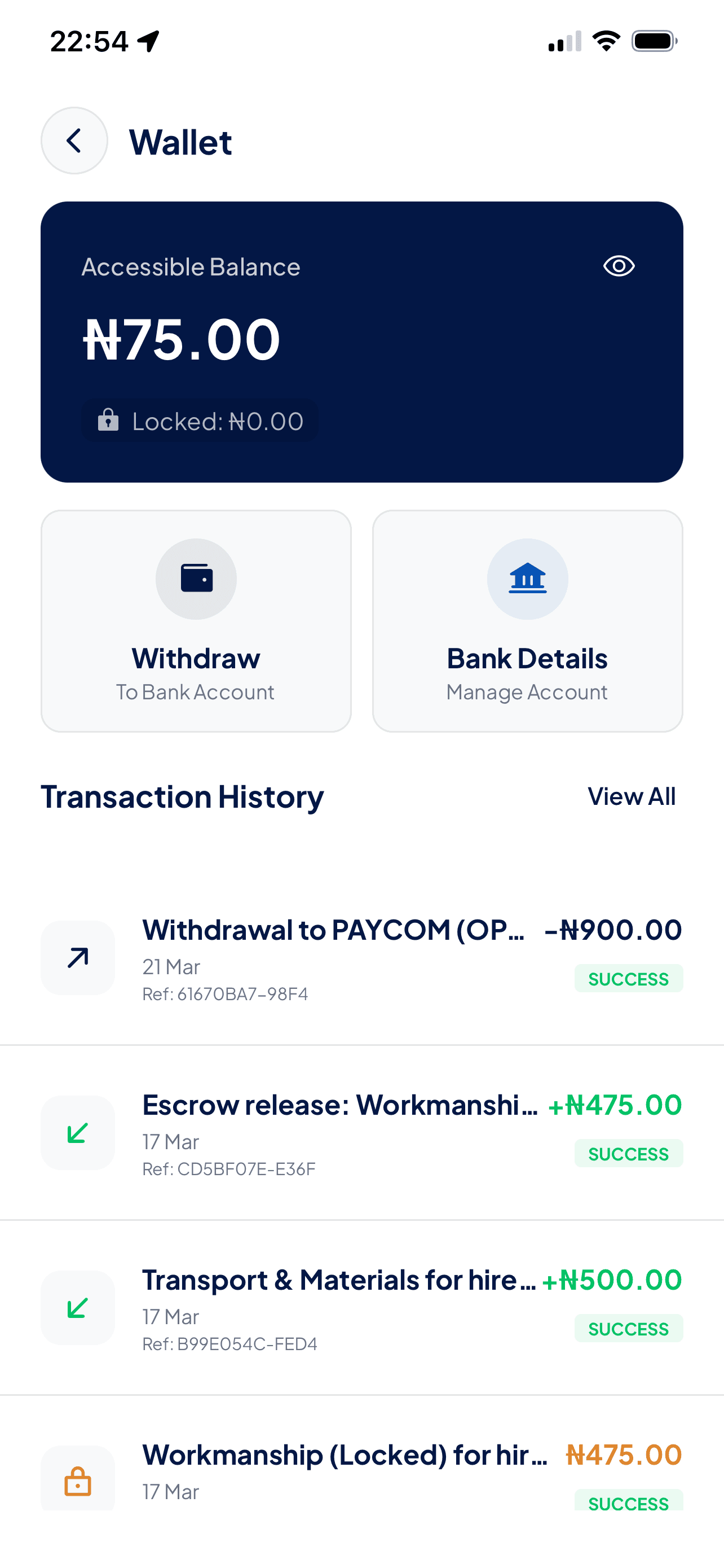 Withdraw